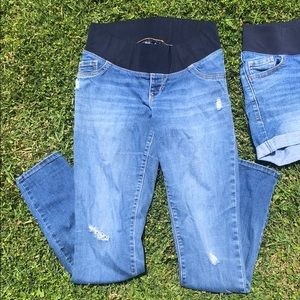 Maternity pants and shorts bundle